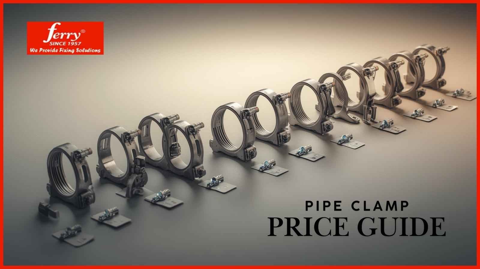Pipe clamp types used in bulk purchasing (U-bolt, split clamp, rubber lined, clevis